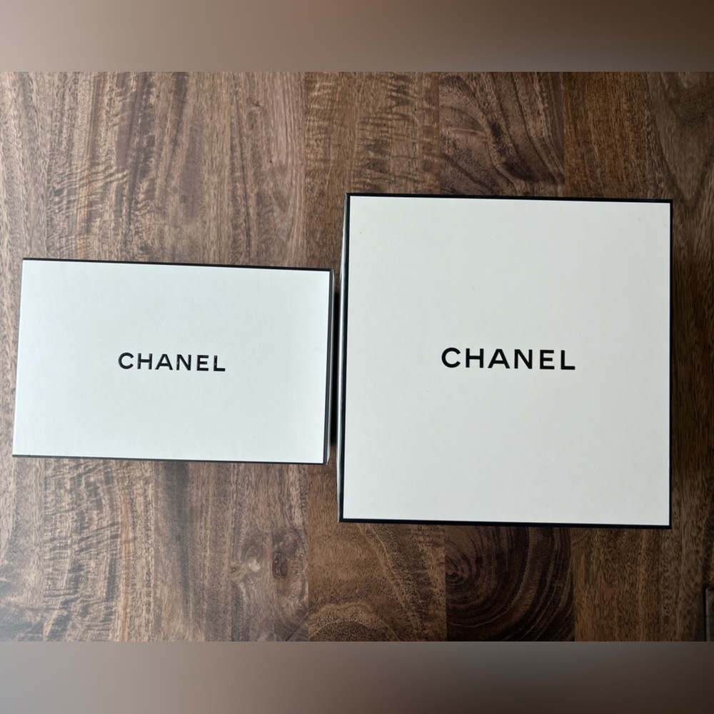 2 Chanel boxes